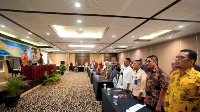 Kai Ini Dinas Kesehatan Sijunjung Gelar Pertemuan Sosialisasi Tim Teknis K3 Perkantoran di Hotel Pangeran Beach