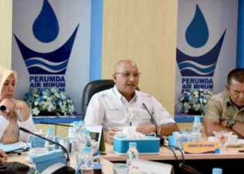 Rombongan Study Tiru Pansus III DPRD Pessel ke Perumda Air Minum Kota Padang Diterima Dirut Hendra Pebrizal