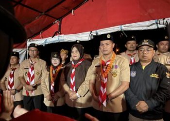 Wabup Iraddatillah Harapkan Generasi Muda Menjadi Generasi Yang Mandiri Saat Buka Gerakan Pramuka Sijunjung