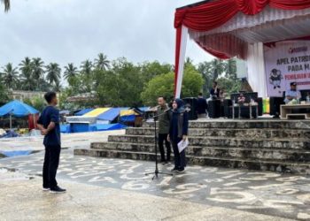 Apel Patroli Pengawasan Masa Tenang Pemilu 2024 Digelar Bawaslu Sijunjung