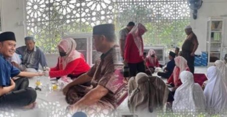 UPT Puskesmas Sungai Rumbai Dharmasraya Laksanakan Kegiatan PTM di Masjid Arrahman Jorong Pasar Baru