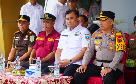 Bupati Sutan Riska Ucapkan Terima Kasih Kepada Seluruh Personil Polres Dharmasraya