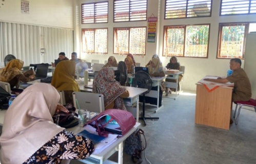 SDN 05 Air Tawar Padang Utara Gelar Rapat Penentuan Kelulusan 2023/2024
