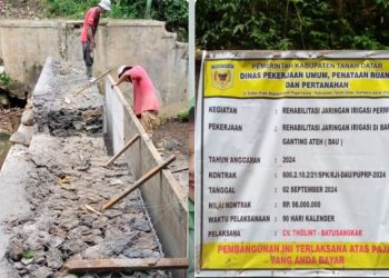 PHO Berjalan Mulus, Proyek Bendungan Bawah Burai Terindikasi Gunakan Batu ILegal