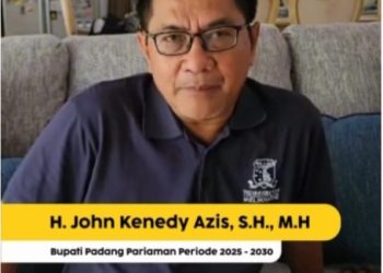 Bupati Padang Pariaman Terpilih Periode 2025-2030 Jhon Kenedy Aziz Himbau OPD dan Kepsek Negeri Tidak Kirim Karangan Bunga
