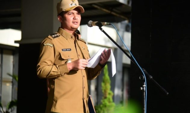 Wabup Rahmat Hidayat Pimpin Apel Perdana Dilingkungan Pemerintah Padang Pariaman