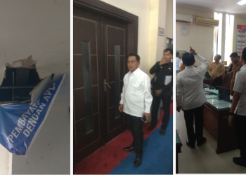 Bupati Jhon Kenedy Azis dan Wabup Rahmat Hidayat Sidak Setiap Ruangan di IKK Parit Malintang