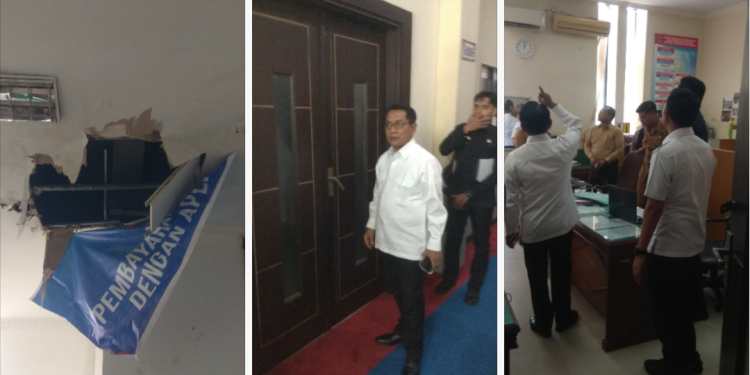 Bupati Jhon Kenedy Azis dan Wabup Rahmat Hidayat Sidak Setiap Ruangan di IKK Parit Malintang